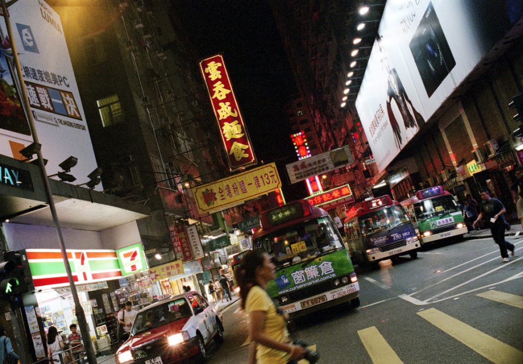 香港の夜